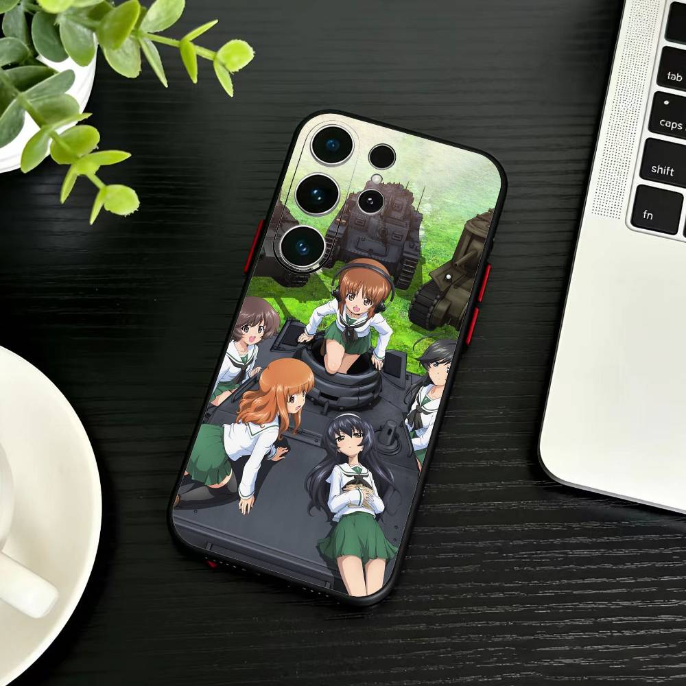 G-GIRLS U-Und P-PANZER Phone Case For Samsung S26,S25,S24,S23,S22,S21,S20,S30,Ultra,Plus,Fe,Note,5G Black Cover