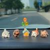 Resin Cute Puppy Car Ornament - Interior Decoration & Decompression Artifact