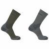 [Salomon] Socks 2 Pair Set X ULTRA ACCESS CREW 2-PAC (X Ultra Access Crew 2 Pack) LC2910600 EXCALIBUR/OLIVE NIGHT/L