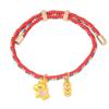 Entzückender Cartoon-Pferdeanhänger an geflochtenem Armband Ideal für den täglichen Gebrauch Layering Vielseitiges stilvolles Accessoire