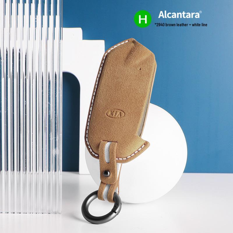 Kia K5/KX3/K2/K3 Alcantara Suede Key Case