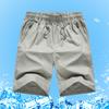 Big Size Men's Casual Shorts Summer Light Weight Shorts Outdoor Sports Cool Breathable Beach Relaxed Fit Cotton Cargo Shorts