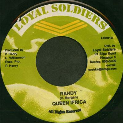 7inch Record QUEEN IFRICA - Randy LS0019 Loyal Soldiers  Jamaica Reggae, Ska & Dub Used