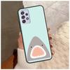 Cartoon Sharks Case For Samsung Galaxy A14 A34 A54 A12 A22 A32 A42 A52 A13 A23 A33 A53 A50 A51 A71 Cover