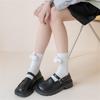 Women Calf Socks Ruffle Crew Socks Cotton Bootie Socks Lolitas Loose Socks Cute Rabbit Ankle Socks JK Middle Tube Socks