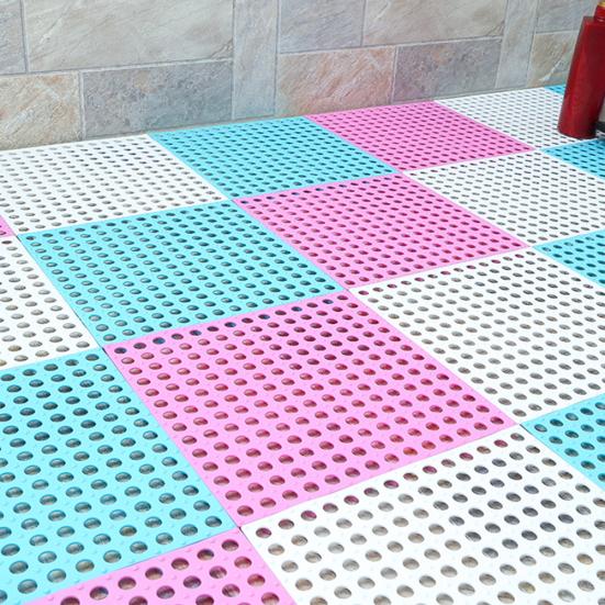 PVC-Anti-Rutsch-Badematte, ausgehöhlt, Duschteppich, Heim-WC, Badezimmer-Bodenpolster