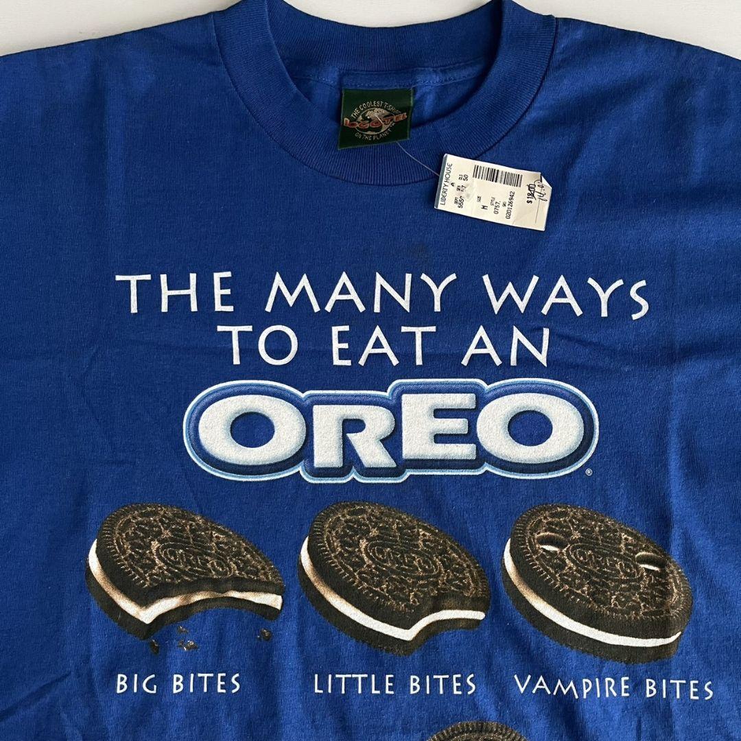 

[Б/У] Винтажная промо-футболка NABISCO OREO 90-х годов, сделано в США