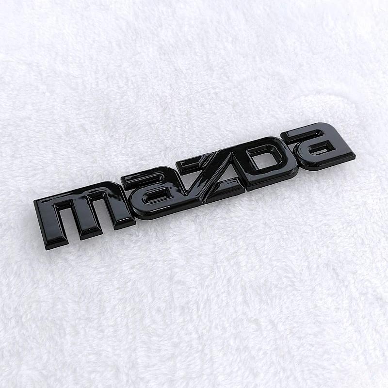 For Mazda CX3 CX5 MX3 CX4 CX9 CX7 RX8 Atenza Axela Protege Car Front Rear Emblem 3D Stickers Decals Trunk Badge Decoration