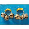 RSINC Premium Brass Ghungroo Bells Indian Anklets - Pooja Room Brass Decorative Bell | Brass Ghungroo Kadi for Pooja Aarti, Wedding, (2 PC)