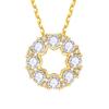 Mangxing Necklace Pendant, Slightly Inlaid With Round, Simple, Exquisite, Light And Luxurious High Necklace Collarbone Chain, For Girlfriend