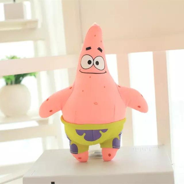 20-30cm Spong Toy Patrick Star Plush Toy Soft Cartoon Animal Doll For Children Animation Dolls Kids Birthday Gift