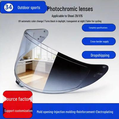 Shoei Z8/X15 Fotochromowy Wizjer Motocyklowy z Ochroną UV