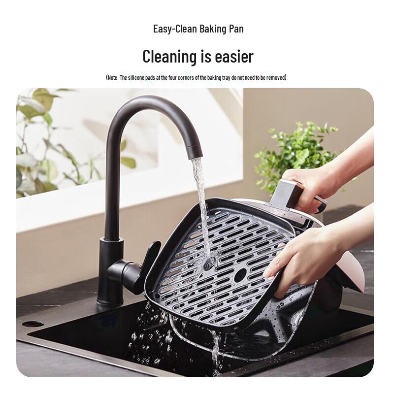 Midea 5L Smart Air Fryer with Visible Window and Steam Frying CN Plug (adapter Included)