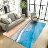 Beach Waves Printed Carpets for Living Room Kids Room Rug Kitchen Mat Floor Carpets Modern Entrance Mat Home Bathroom Rugs INS