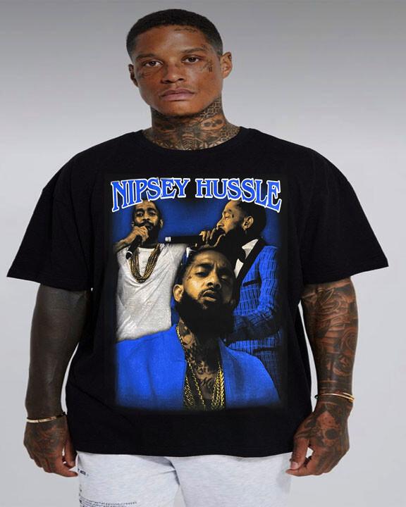 NIPSEY BLUE RAP HIP HOP T SHIRTS MEN S SIZES XXXL