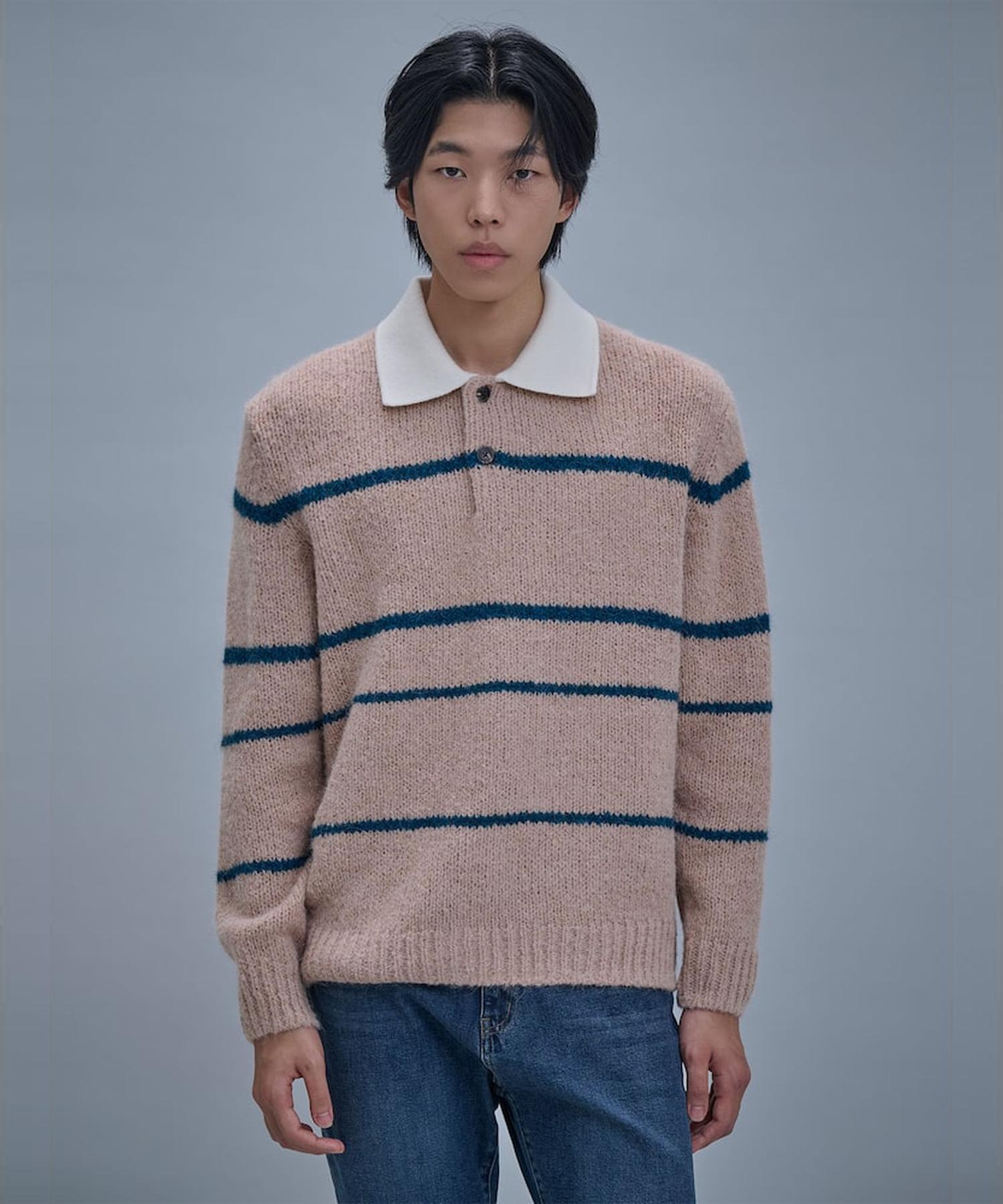 Shift G Fuzzy Pattern Sweater Beige Beige/100