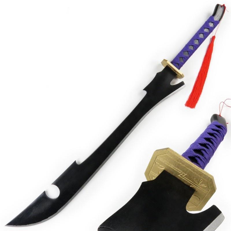 100cm Anime Bleach Katana Kyoraku Shunsui Schwert Cosplay Requisite Großes Ninja-Messer Echte Größe Japanisches Katana Samurai Säbel Kinderspielzeug