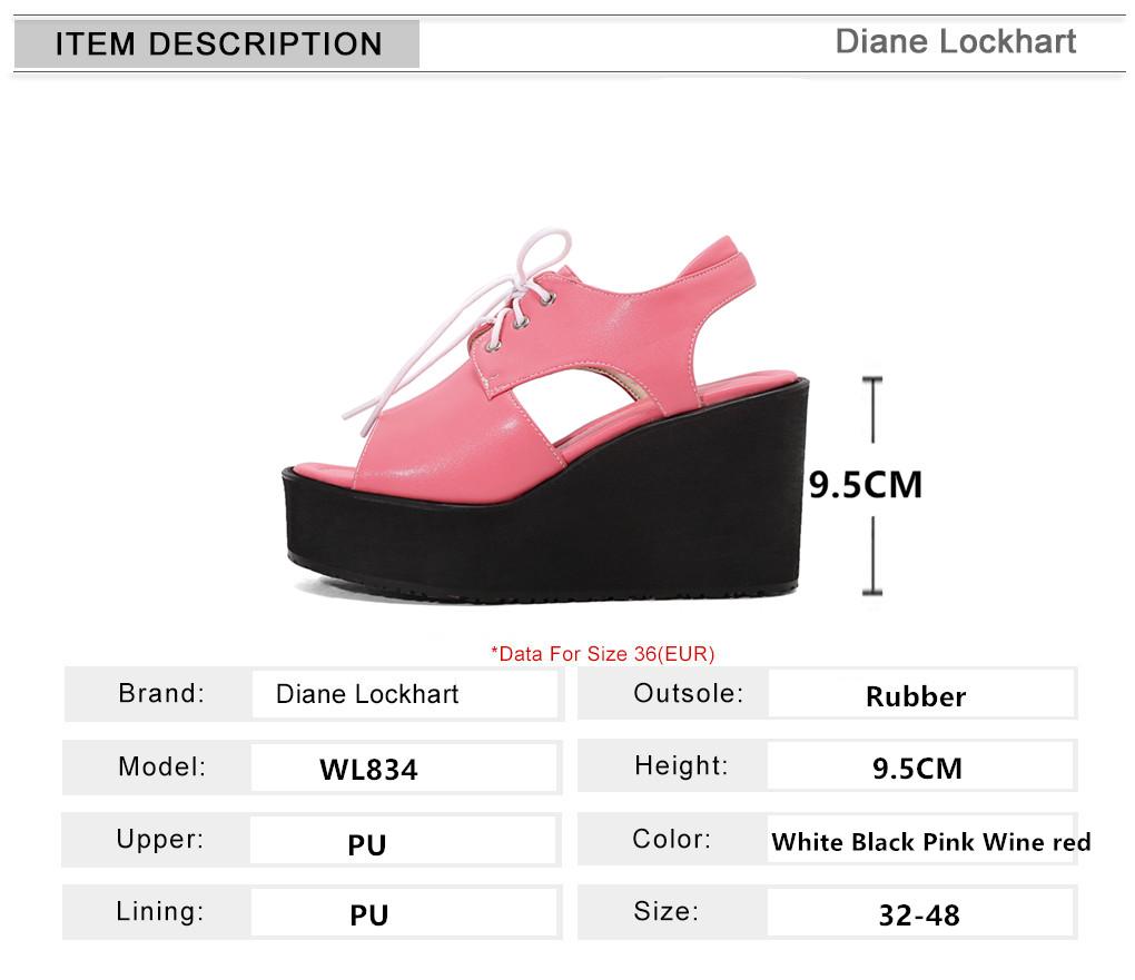 Fashion Women Wedges Sandals Summer Thick Bottom Waterproof Platform Dress Banquet Comfortable Open Toed Workwear Large Size 32-48 Pink