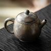 Hand-made Gilded Silver Burnt Foil Teapot Retro Ceramic Tea Kettle For Home Kitchen