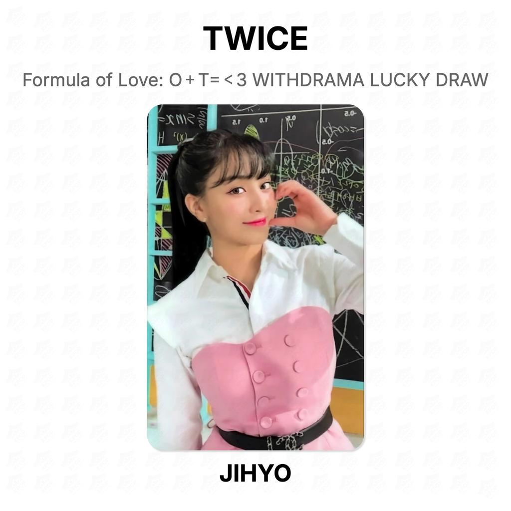 Twice Formula d'amore: O+T=<3 ESTRAZIONE FORTUNATA UFFICIALE Fotocarta