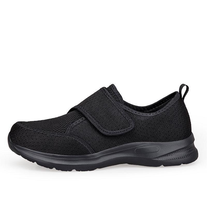 Four Seasons Damen Übergröße Leichte Atmungsaktive Walking-Schuhe – Extra Weite Weiche Sohle für Senioren