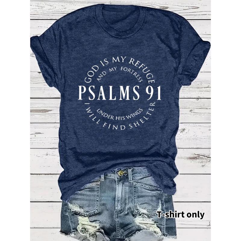 Women's Short-sleeved Loose and Fashionable T-shirt with Letter Prints