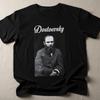 Fyodor Dostoevsky T-Shirt | Brothers Karamazov Author Tee | Classic Literature Top | Writer Portrait Shirt | Book Lover Apparel