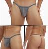 Herren G-String Netzgarn Durchsichtige Unterhose Tangas Unterwäsche Höschen Große Größe T-Rücken