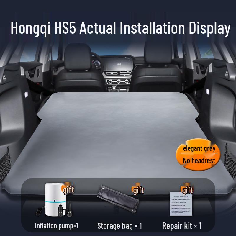 Kompatible Matratze für Hongqi HS5 - Aufblasbare Bettunterlage für Rücksitz & Kofferraum