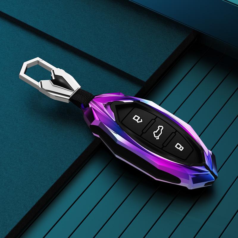 Applicable FAW Bestune T77 Key Case for B70, New T77 Pro, T99S, T33, T55, Car Bag, Buckle Shell, 21 Model.