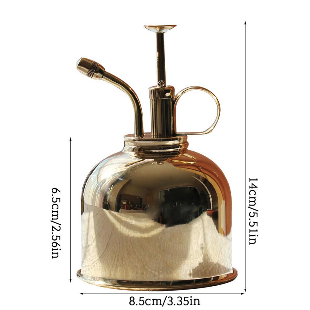 Butelka ze spryskiwaczem 300 ml Vintage Brass Podlewanie Dzbanek do roślin domowych do ogrodu wewnętrznego