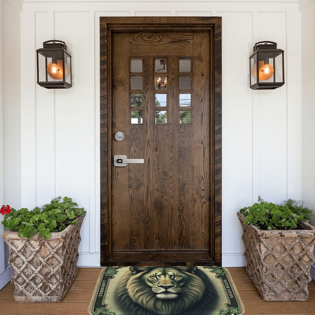 1PC Tiger Pattern Kitchen Rug Non-Slip Door Mat Pop design Bathroom Rug Bath Mat Carpet for Home Sink Laundry Decoreeree