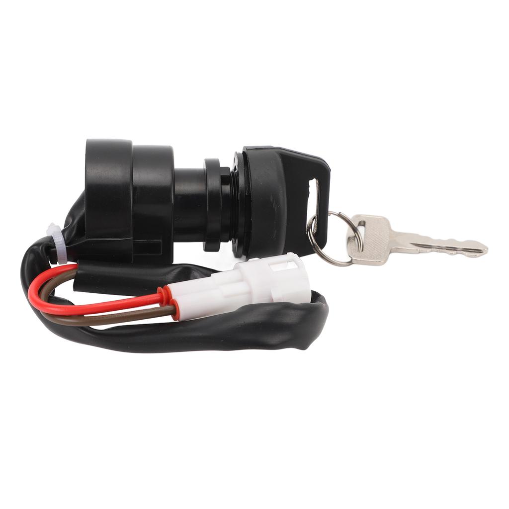 ATV Ignition Key Switch with Keys 2 Wire Perfect Replacement Ignition Switch for Banshee 350 2002 To 2006