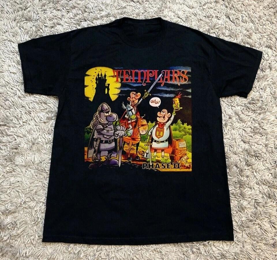 The Templars Phase II Short Sleeve Cotton Black All Size T-Shirt Unisex T-Shirt XXL