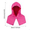 Cooling Hoodie Towel Neck Wrap Soft for Weather Sun Protection Ice Cycling
