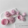 Flower Storage Jar Mould Jewelry Organizer Silicone Mold Concrete Plaster Storage Box Molds for Organizing Enthusiasts