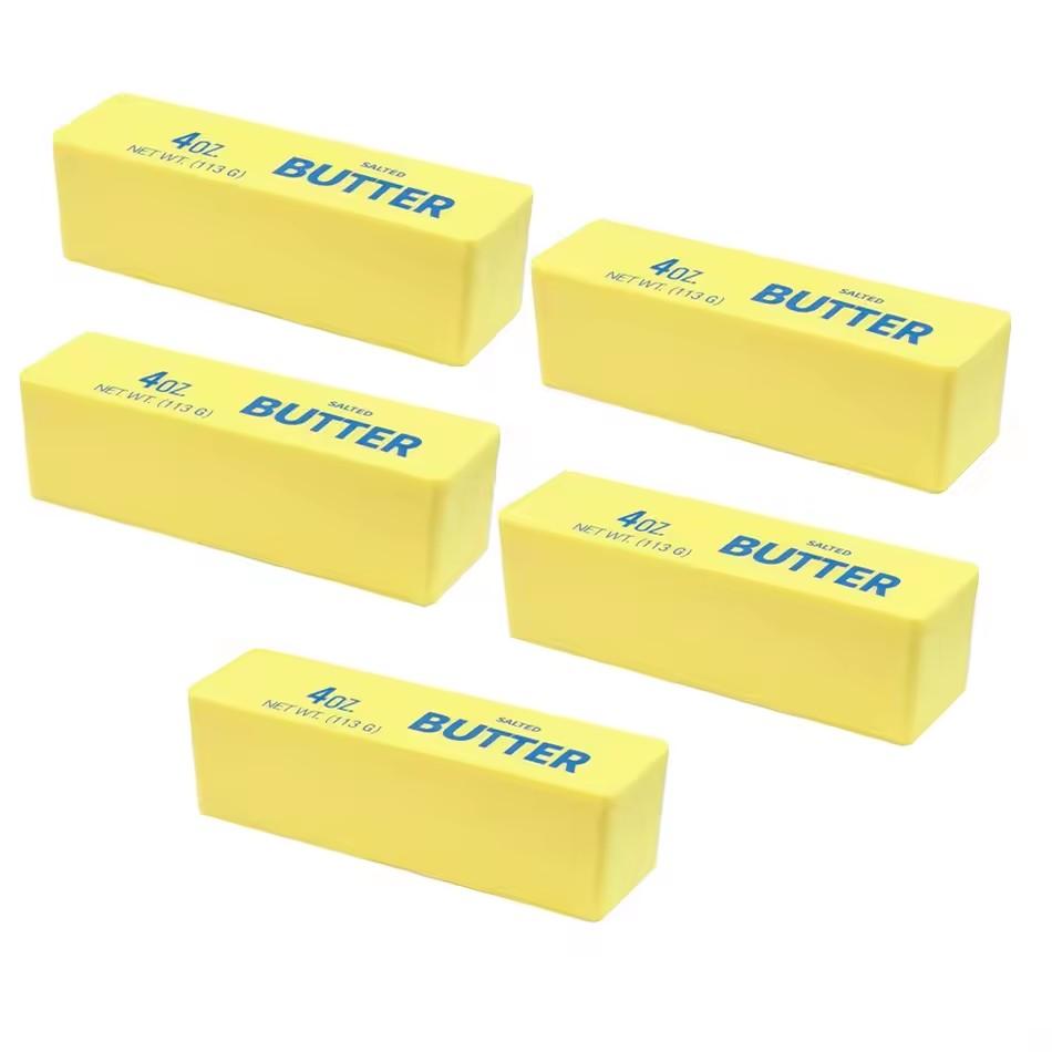 Spielzeug Neuer Butterstick Fidget Squishy Elastischer Käse-Stick Lustiges Dekompressions-Stress-Angst-Linderungs-Spiel Knet-Streich-Spielzeug