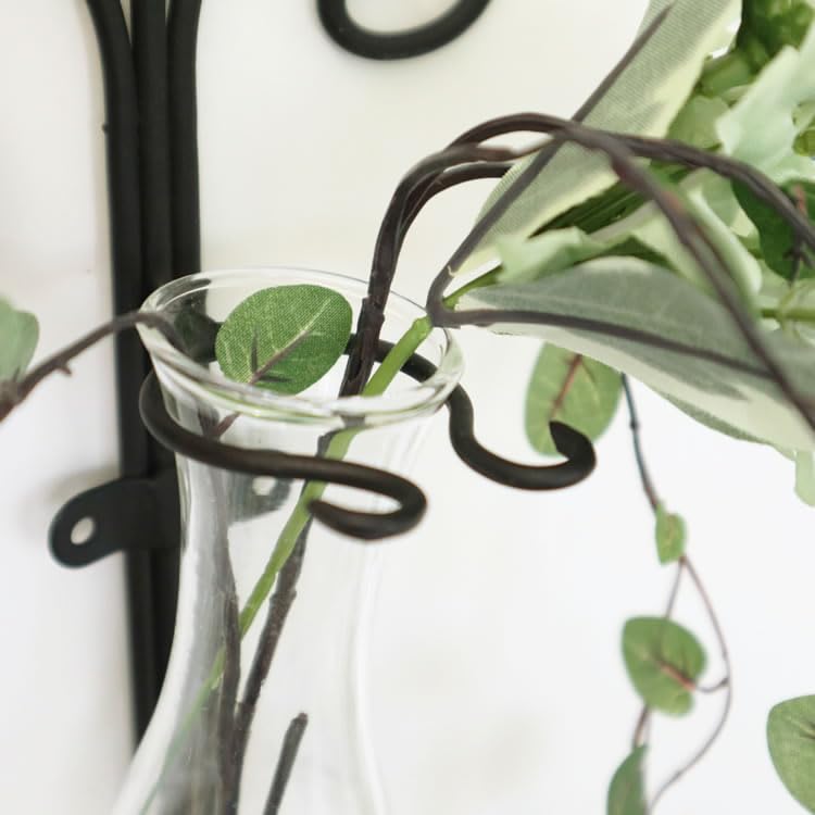 Wall Wall Single Flower Wire Artificial Flower Nordic Wall Art [Kawabata Trading] Decorations, Hangings, Vases, Plants, Glass, Nordic, Stylish, Sets,