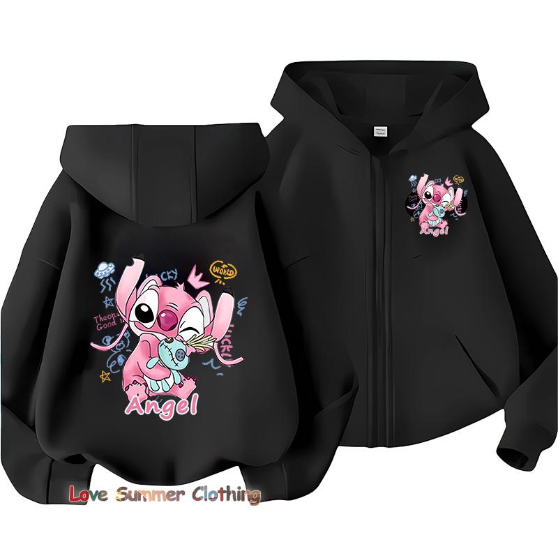 Disney Jongens Hoodie Ritssluiting stiksel Meisjes Herfst Capuchonjas Rit Herfst Pullover Casual Hoodie Maat 100-160cm 140
