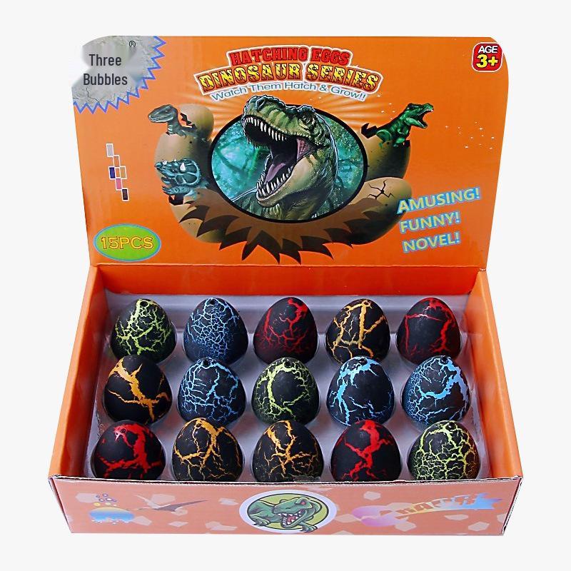 

Dinosaur Egg Hatching Set: Large Expandable Water Toy - Cracked Black Design, Fun School Gift for Children s Day