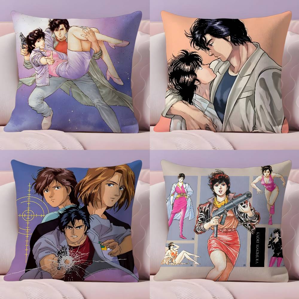 C-City Hunter P-Private Eyes Pillow Case Pillowcase Ultra Soft Skin Friendly Fabric Cloud Like Comfort & Concealed Zipper