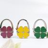 Flower Shape Portable Metal Bag Table Hanger - Folding Handbag Hook Tiny Protable Hooks for Purse Tote Bag Organizer