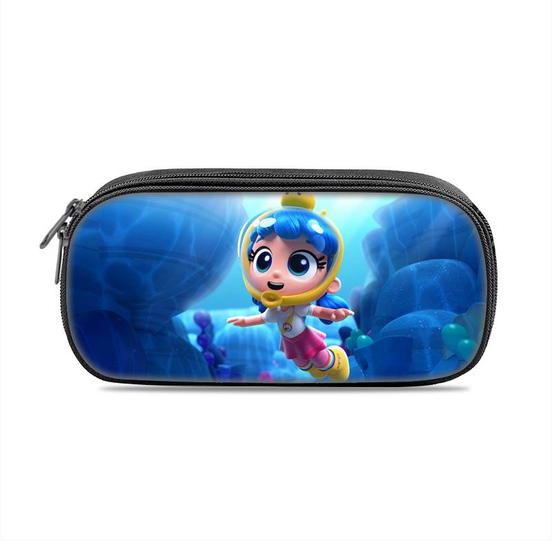 True and the Rainbow Kingdom pencil case storage pencil case large capacity cartoon print for male and female students