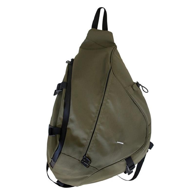 Sac à bandoulière de grande capacité pour homme, sac de poitrine décontracté hip-hop, sac de voyage unisexe, sac à bandoulière de rangement en nylon de haute qualité