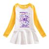 Princess Girls Kpop Rumi Zoey Mira Hunters Print Pleat Mesh Dress