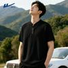 Warrior Men's Quick-Dry Half-Zip Stand Collar T-Shirt