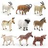 Donkey Pvc Model With Realistic Farm Figures For Educational Display And Collection