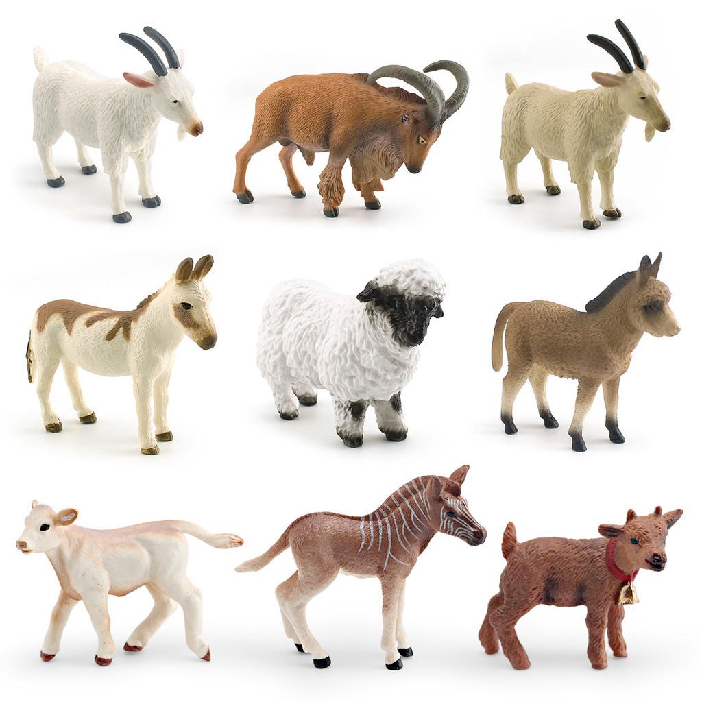 Donkey Pvc Model With Realistic Farm Figures For Educational Display And Collection