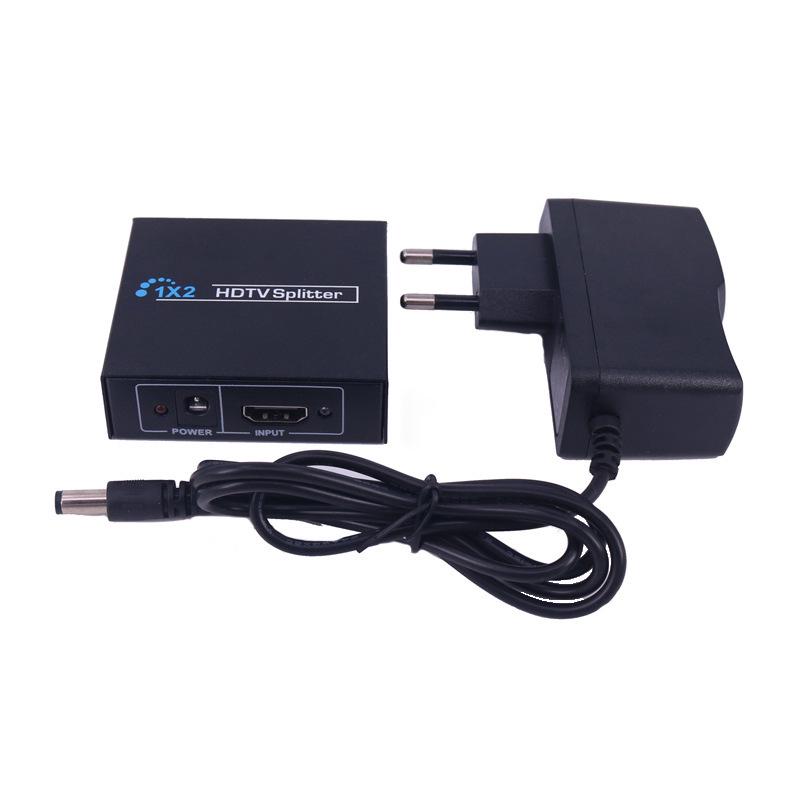 4K HDMI Splitter: 1 Input to 2 Output Screen Sharing Converter