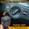 Orange Light 0927225C For Passat B6 Handbrake Button Switch Car Parking Brake Switch 0927225B For VW Passat B6 R36 C6 Cc